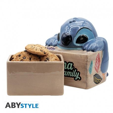 DISNEY Cookie Jar Lilo & Stitch Ohana portabiscotti